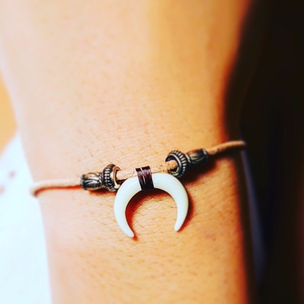 Horn Charm Bracelet